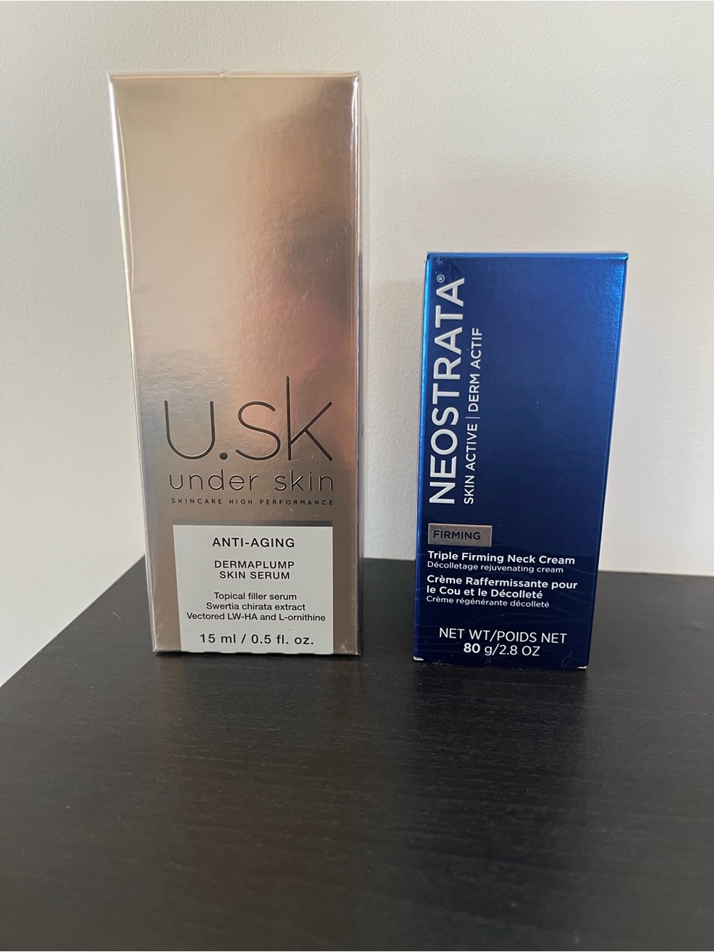 U.Sk Under Skin Anti-Aging Dermaplump Skin Serum and NEOSTRATA S